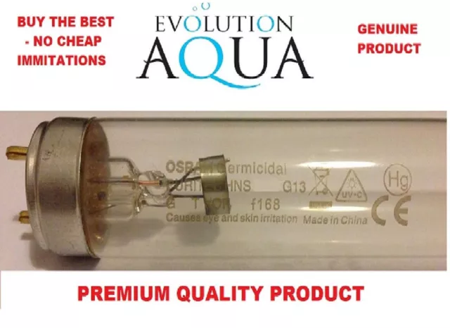 Evolution Aqua Premium Osram Pond UV Bulb 8w 15w 16w 25w 30w 55w Ultra Violet