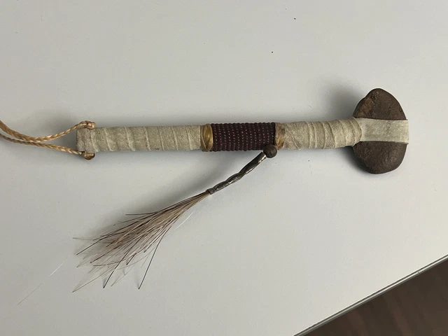 Native American Navajo Handmade Stone Tomahawk