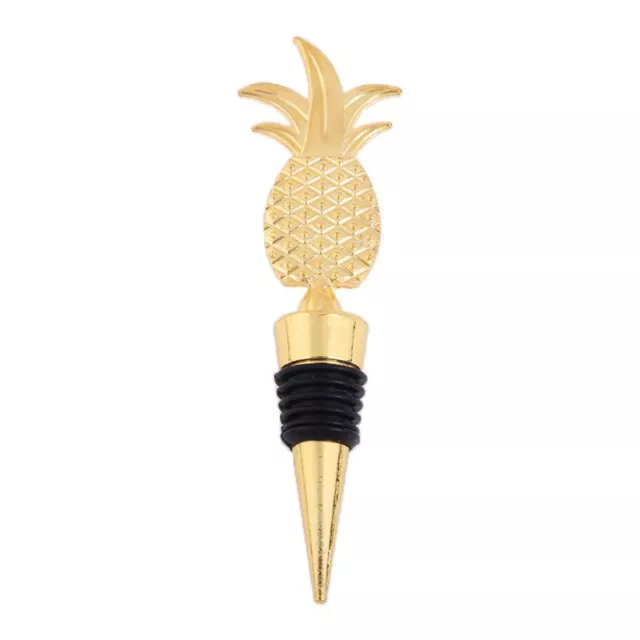 Elegant Pineapple Champagne Wine Bottle Stopper Vacuum Sealed Twist Valentin