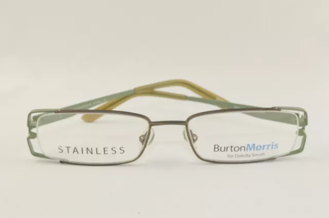 Dakota Smith Burton Morris eyeglass frames Art Deco Size 51-17-135 Color Olive 2