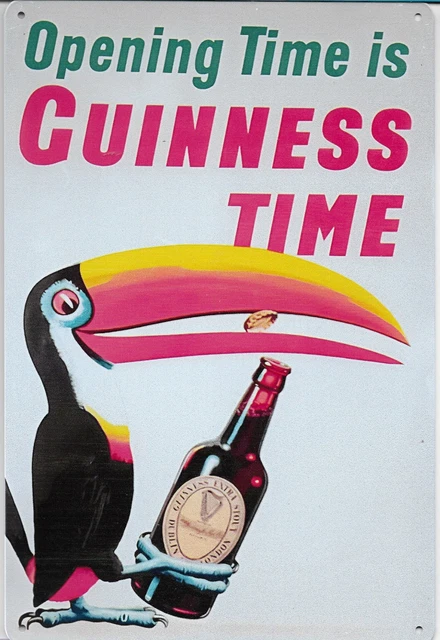 Plaque Métal Publicitaire BEER – 50 X 14.5 Cm, Découpée Avec Relief, Neuve