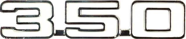 OER "350" Zinc Die-Cast Front Fender Emblem 1970-1974 Chevy II Nova Models