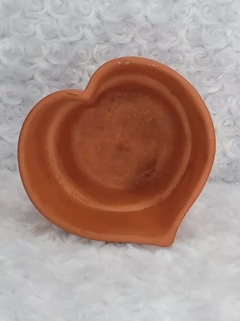 Bennington Pottery Vermont 1948 Heart Shaped Bread Bowl Terra Cotta Flower Pot