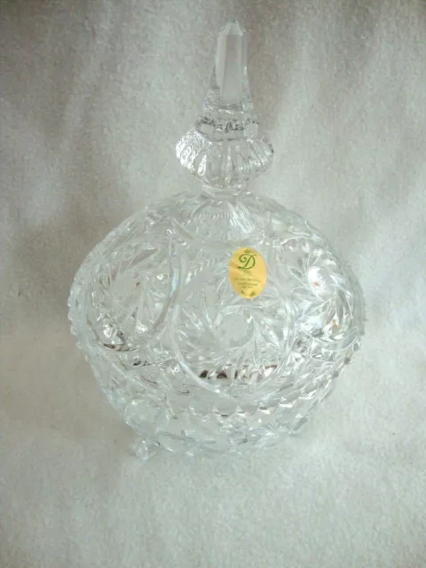 Wunderschöne Bleikristall Vase Kugel wie neu 2
