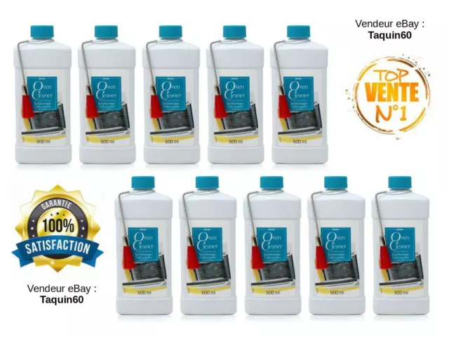 10 Gel Nettoyant Four Grill Barbecue Vitro Amway + pinceau 500ml oven cleaner