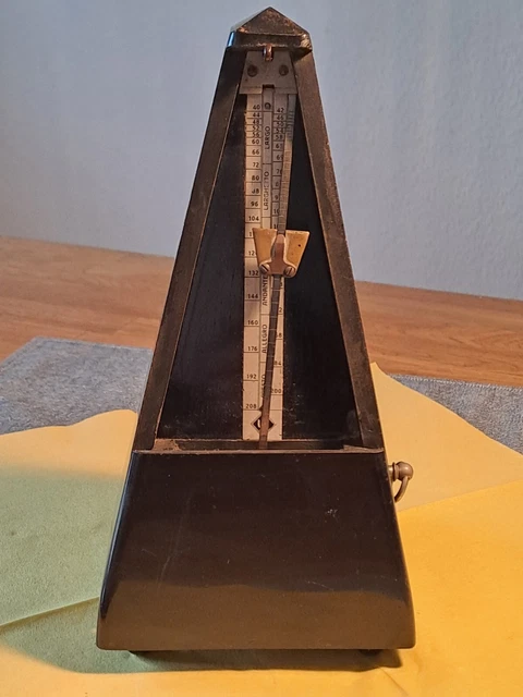 Maelzel/ Wittner Metronom Holzgehäuse von 1936 Bitte Text lesen!! 10