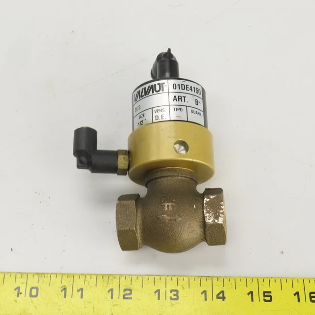 Valaut 01DE4150 ART.B Pneumatic Controlled Brass Valve 1/2"NPT