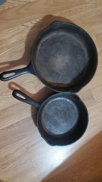 Pair Of Cast Iron Skillets