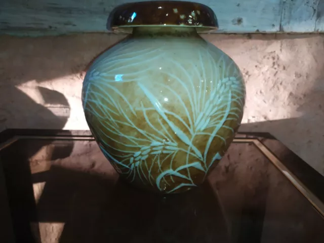 Vase épi de blé signé Camille THARAUD Porcelaine de Limoges