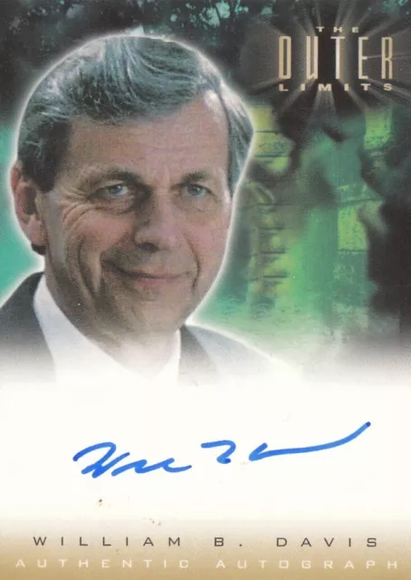 The Outer Limits:sex,Cyborgs & Science Fiction - A16 William B.davis Autograph 2