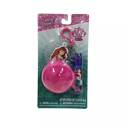Ariel Rapunzel My Little Pony Lip Balm Furry Ball Key-chain Party Favor NEW Pick