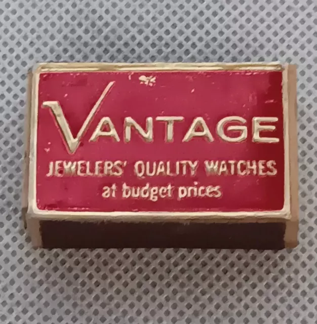 Red Oak Iowa Advertising Matchbox Vantage Cole Jewelers