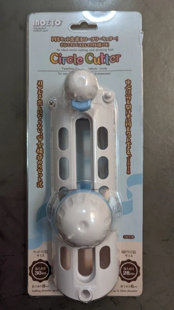 Circle Paper Cutter, Standard Scale Effortless Dual Function Circular Paper...
