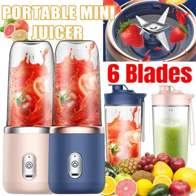 Portable Personal Juicer Blender Smoothie Maker Travel Juicer With 400ml Bottle
