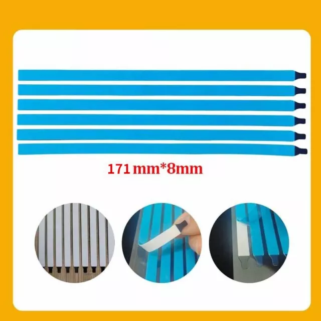 6 x Pull Tabs Stretch Release Adhesive Strips for LCD Screen Panel With Handle