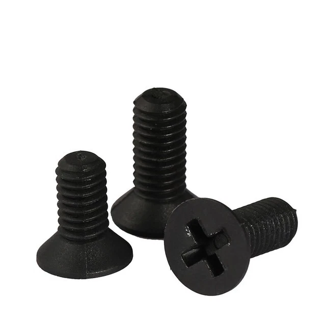 Nylon Flat Head Machine Screw Cross Phillips Metric Plastic Thread...