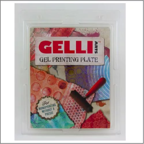 Gelli Arts Reusable Gel Printing Plate 7 Sizes GELLIARTS Stamping  Monoprinting