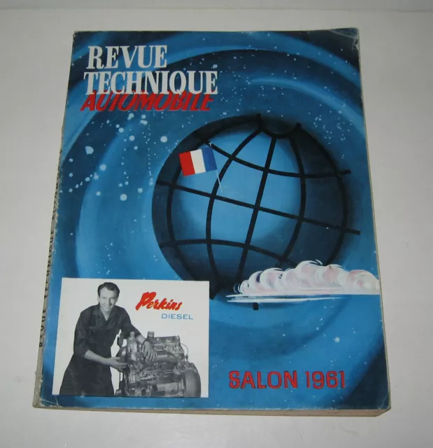 Revue Technique Automobile,Rta Salon 1961,Renault,Simca,Porsche...autos,Camions