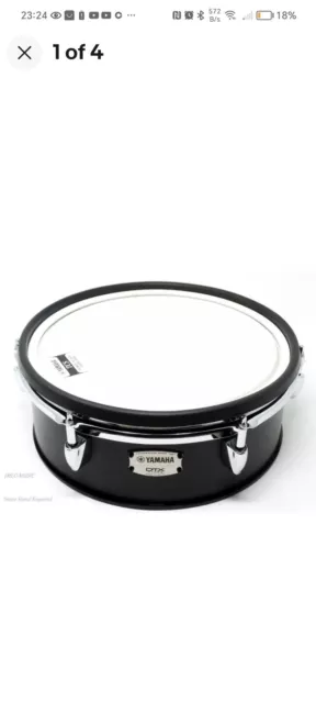 Yamaha XP125SD-X Dual Zone Electronic TCS Snare Drum Pad (Black Forest Finish)