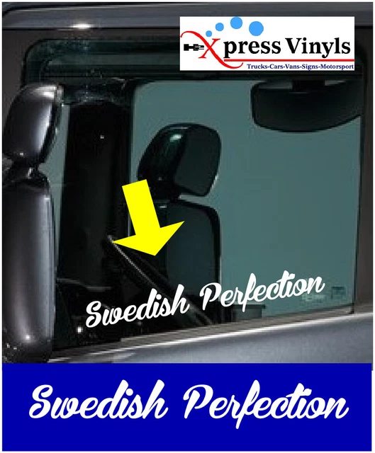 Swedish Perfection Aufkleber Volvo Aufkleber 'Swedish Perfection': Windschutzscheiben-Aufkleber Für LKW (FH, FM, FL, FMX) Windschutzscheiben Aufkleber Volvo LKW