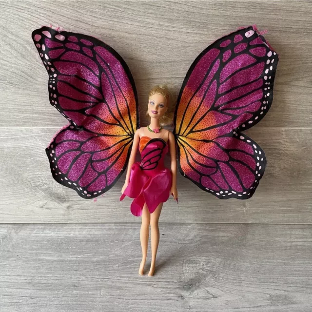 Barbie Mariposa & The Fairy Princess Butterfly Wings Doll Mattel