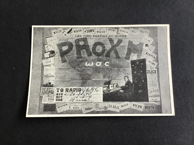 Vintage QSL Radio communication card Rotterdam Holland   R38008