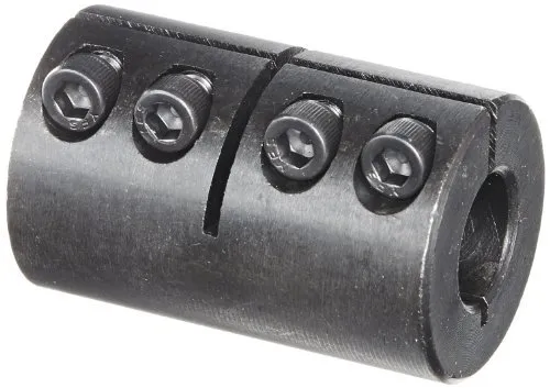 Climax Part ISCC-050-050 Mild Steel Black Oxide Plating Clamping Coupling 1/2...