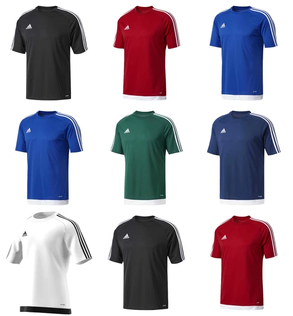 Adidas T-Shirt Ragazzi Bambini Magliette Calcio Estro PE Jersey Junior Top
