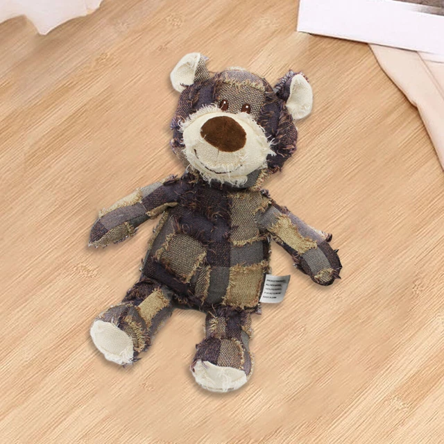 BEAR SHAPE DOG Sounding Toy Novelty Soft Robust Anxiety Relief Sleep