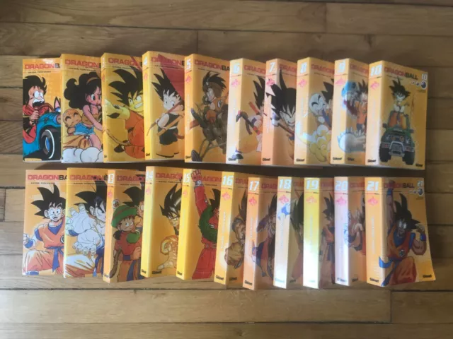 Manga Dragon Ball collection complète livres tome 1 à 21 double