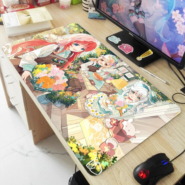 genshin impact dodoco Desk Mouse Pad Mat Large Keyboard Mat Gift 40X70cm T1