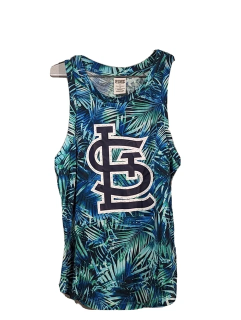 PINK VICTORIAS SECRET St Louis Cards Baseball Women Tank Top S