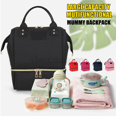 Mummy Diaper Bag Backpack Baby Travel Waterproof Large Pack Baby Child Bag   C