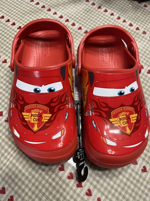 Crocs Lighting McQueen Disney Cars Kids size 13C CrocsFunlabs Red Fun Labs
