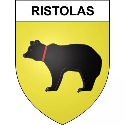 Ristolas 05 ville sticker blason écusson autocollant adhésif