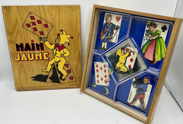 Jeu De Nain Jaune Ancien – Illustrations Jeanne Lagarde – Jeu De Société Vintage