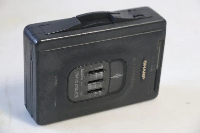 Baladeur Cassette Sharp JC-126H Avec Radio – Walkman Vintage – Pour Pièces Ou Réparation