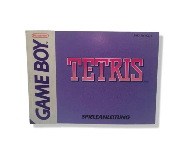 Tetris Nintendo Gameboy Anleitung Booklet