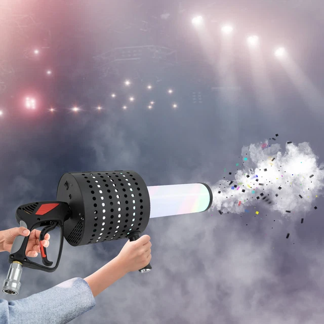 HANDHELD ATMOSPHERE CO2 Dry Ice Gun Confetti Cannon Fogger Smoke Gun