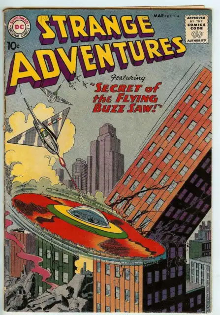 Strange Adventures #114 3.5 // Gil Kane Cover Art Dc Comics 1960