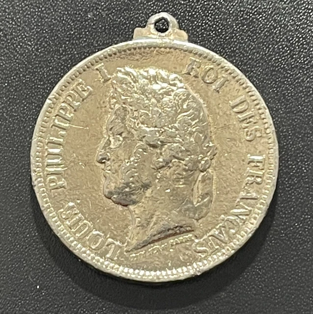 French Colonies 1841A 10 Centimes Cast Medal
