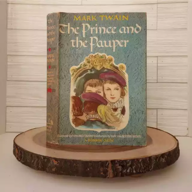 The Prince & The Pauper [Mark Twain, 1948] Rainbow Classics Illustrated