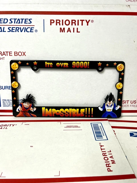 Dragon Ball Goku and Vegeta License Plate Frame