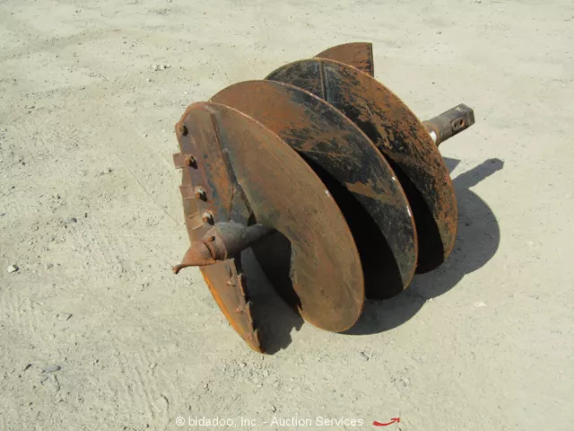 Hydraulic 30" Auger Bit Skid Steer Loader Attachment bidadoo