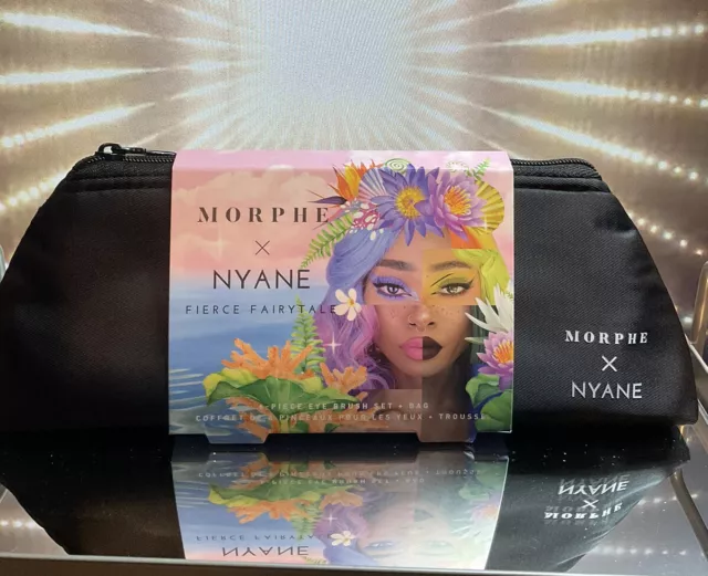 Morphe x Nyane Fierce Fairytale 6PC Eye Makeup Brush + Bag Set ~ BNIB