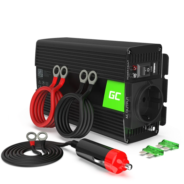 ETREPOW 3000W/6000W Inverter 24V 220V Onda Sinusoidale Pura Trasformatore con 2 Prese EU e una USB, Telecomando Senza Fili e Display LCD,Adatto per Impianti Solari, Caravan, Camion, Campeggio