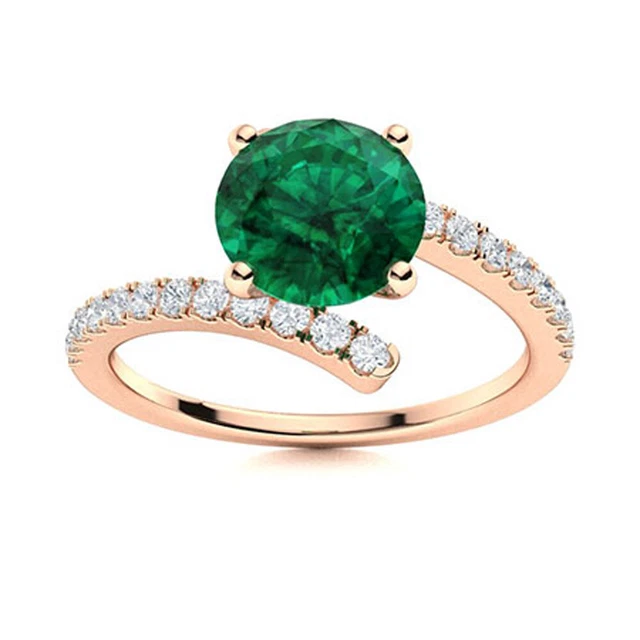 Orecchini A Bottone Vero Diamanti A Taglio Rotondo Scintillanti Da