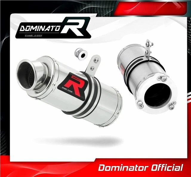 Yamaha MT 01 1700 2005 - 2012 Terminale di Scarico Marmitta Silenziatore GP + dB killer medium DOMINATOR sistema di scarico