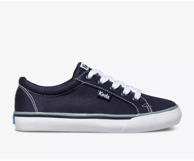 Keds Kids Girls 5.5 M Jump Kick Canvas Shoes Sneakers Navy Memory Foam 5.5 NIB 3