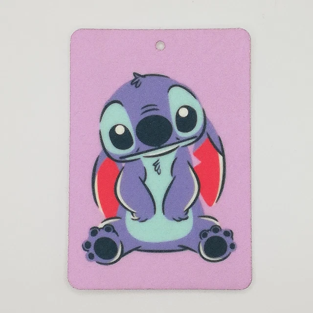 DISNEY STITCH Cute Car Air Freshener Double Sided Gift Home